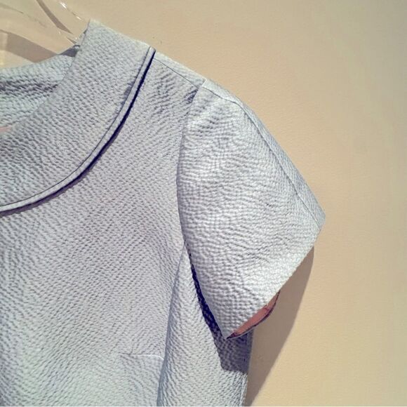 NWT- Sara Campbell Boston Cap Sleeve Shift Dress Light Blue Size 8 - Picture 4 of 15